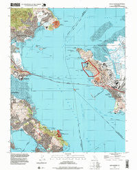 San Quentin California Historical topographic map, 1:24000 scale, 7.5 X 7.5 Minute, Year 1995