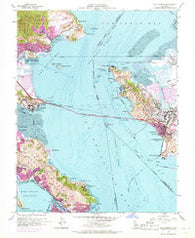 San Quentin California Historical topographic map, 1:24000 scale, 7.5 X 7.5 Minute, Year 1959