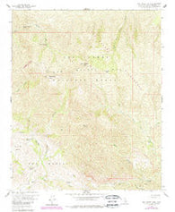 San Rafael Mtn California Historical topographic map, 1:24000 scale, 7.5 X 7.5 Minute, Year 1959