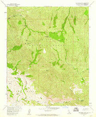 San Rafael Mtn California Historical topographic map, 1:24000 scale, 7.5 X 7.5 Minute, Year 1959