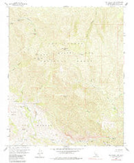 San Rafael Mtn California Historical topographic map, 1:24000 scale, 7.5 X 7.5 Minute, Year 1959