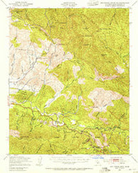 San Rafael Mtn California Historical topographic map, 1:62500 scale, 15 X 15 Minute, Year 1941