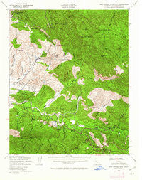 San Rafael Mtn California Historical topographic map, 1:62500 scale, 15 X 15 Minute, Year 1941