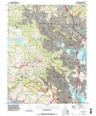 San Rafael California Historical topographic map, 1:24000 scale, 7.5 X 7.5 Minute, Year 1993