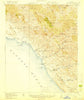 San Simeon California Historical topographic map, 1:62500 scale, 15 X 15 Minute, Year 1919