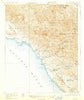 San Simeon California Historical topographic map, 1:62500 scale, 15 X 15 Minute, Year 1919