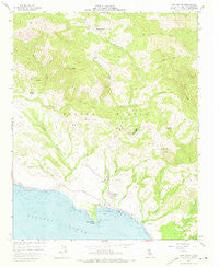 San Simeon California Historical topographic map, 1:24000 scale, 7.5 X 7.5 Minute, Year 1958