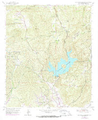 San Vicente Reservoir California Historical topographic map, 1:24000 scale, 7.5 X 7.5 Minute, Year 1955