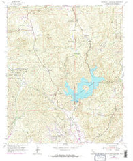 San Vicente Reservoir California Historical topographic map, 1:24000 scale, 7.5 X 7.5 Minute, Year 1955