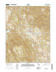 San Andreas California Current topographic map, 1:24000 scale, 7.5 X 7.5 Minute, Year 2015