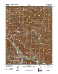 San Benito California Historical topographic map, 1:24000 scale, 7.5 X 7.5 Minute, Year 2012