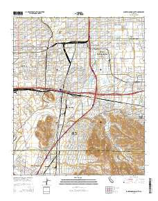 San Bernardino South California Current topographic map, 1:24000 scale, 7.5 X 7.5 Minute, Year 2015