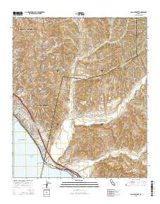San Clemente California Current topographic map, 1:24000 scale, 7.5 X 7.5 Minute, Year 2015