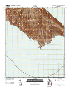 San Clemente Island South California Historical topographic map, 1:24000 scale, 7.5 X 7.5 Minute, Year 2012
