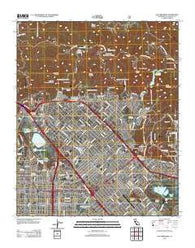 San Fernando California Historical topographic map, 1:24000 scale, 7.5 X 7.5 Minute, Year 2012