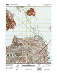 San Francisco North California Historical topographic map, 1:24000 scale, 7.5 X 7.5 Minute, Year 2012