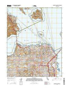 San Francisco North California Current topographic map, 1:24000 scale, 7.5 X 7.5 Minute, Year 2015