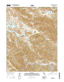 San Geronimo California Current topographic map, 1:24000 scale, 7.5 X 7.5 Minute, Year 2015
