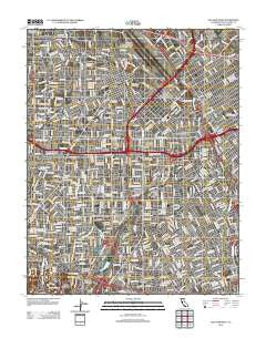 San Jose West California Historical topographic map, 1:24000 scale, 7.5 X 7.5 Minute, Year 2012