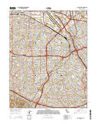 San Jose West California Current topographic map, 1:24000 scale, 7.5 X 7.5 Minute, Year 2015