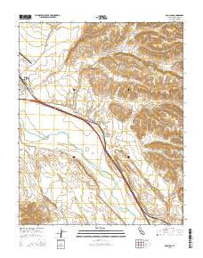 San Lucas California Current topographic map, 1:24000 scale, 7.5 X 7.5 Minute, Year 2015