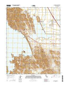 San Luis Dam California Current topographic map, 1:24000 scale, 7.5 X 7.5 Minute, Year 2015