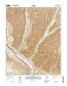 San Miguel California Current topographic map, 1:24000 scale, 7.5 X 7.5 Minute, Year 2015