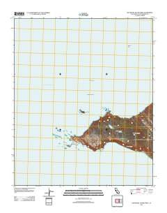 San Miguel Island West California Historical topographic map, 1:24000 scale, 7.5 X 7.5 Minute, Year 2012