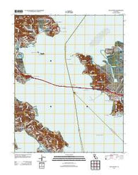 San Quentin California Historical topographic map, 1:24000 scale, 7.5 X 7.5 Minute, Year 2012