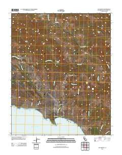 San Simeon California Historical topographic map, 1:24000 scale, 7.5 X 7.5 Minute, Year 2012