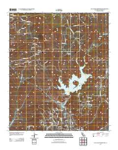 San Vicente Reservoir California Historical topographic map, 1:24000 scale, 7.5 X 7.5 Minute, Year 2012
