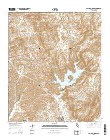San Vicente Reservoir California Current topographic map, 1:24000 scale, 7.5 X 7.5 Minute, Year 2015