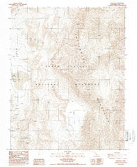 Sand Flat California Historical topographic map, 1:24000 scale, 7.5 X 7.5 Minute, Year 1987