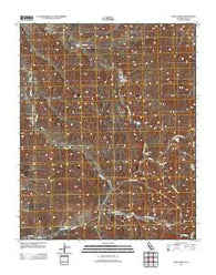 Sand Canyon California Historical topographic map, 1:24000 scale, 7.5 X 7.5 Minute, Year 2012
