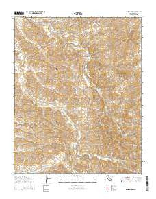 Sand Canyon California Current topographic map, 1:24000 scale, 7.5 X 7.5 Minute, Year 2015