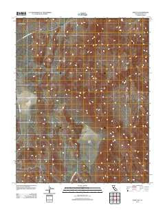 Sand Flat California Historical topographic map, 1:24000 scale, 7.5 X 7.5 Minute, Year 2012