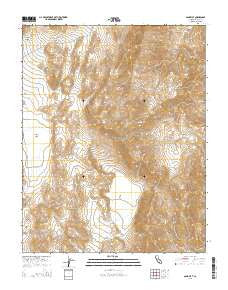 Sand Flat California Current topographic map, 1:24000 scale, 7.5 X 7.5 Minute, Year 2015