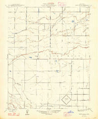 Sandy Mush California Historical topographic map, 1:24000 scale, 7.5 X 7.5 Minute, Year 1948