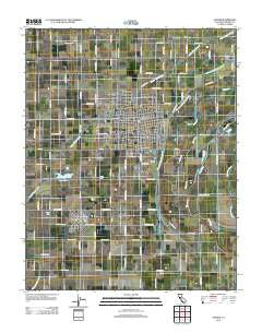 Sanger California Historical topographic map, 1:24000 scale, 7.5 X 7.5 Minute, Year 2012