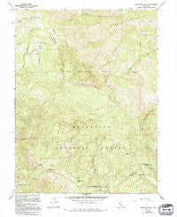 Sanhedrin Mtn California Historical topographic map, 1:24000 scale, 7.5 X 7.5 Minute, Year 1966