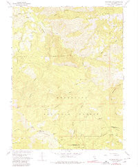 Sanhedrin Mtn California Historical topographic map, 1:24000 scale, 7.5 X 7.5 Minute, Year 1966