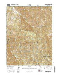 Sanhedrin Mountain California Current topographic map, 1:24000 scale, 7.5 X 7.5 Minute, Year 2015