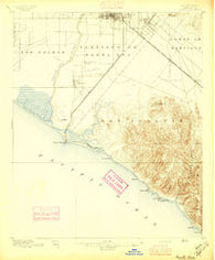 Santa Ana California Historical topographic map, 1:62500 scale, 15 X 15 Minute, Year 1896