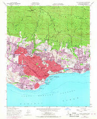 Santa Barbara California Historical topographic map, 1:24000 scale, 7.5 X 7.5 Minute, Year 1952