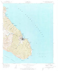 Santa Catalina East California Historical topographic map, 1:24000 scale, 7.5 X 7.5 Minute, Year 1943