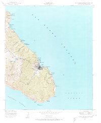 Santa Catalina East California Historical topographic map, 1:24000 scale, 7.5 X 7.5 Minute, Year 1943