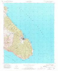 Santa Catalina East California Historical topographic map, 1:24000 scale, 7.5 X 7.5 Minute, Year 1943