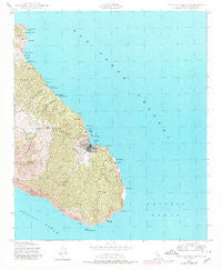 Santa Catalina East California Historical topographic map, 1:24000 scale, 7.5 X 7.5 Minute, Year 1943
