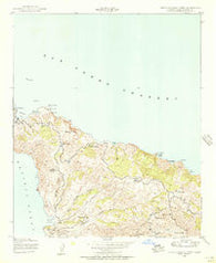 Santa Catalina North California Historical topographic map, 1:24000 scale, 7.5 X 7.5 Minute, Year 1943