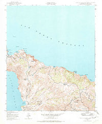 Santa Catalina North California Historical topographic map, 1:24000 scale, 7.5 X 7.5 Minute, Year 1943
